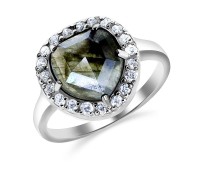 Labradorite Silver Rings NSR-2343